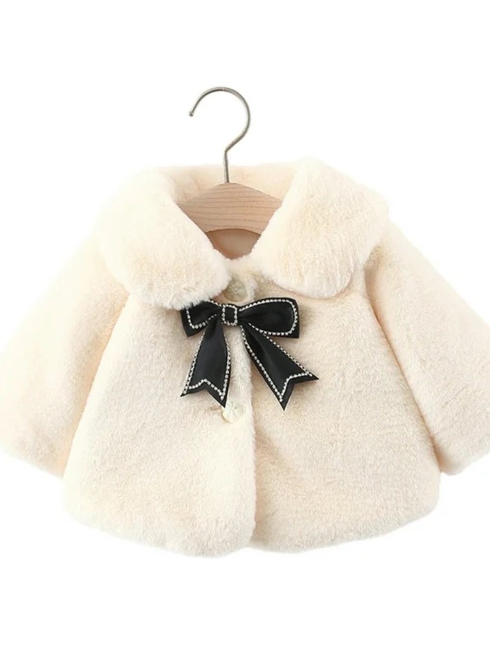 Baby  girl faux fur warm coat  6-9 months